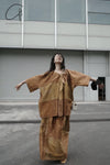Mutedance 24 Spring/Summer Spliced Skirt MD-MD24SS91-JIUJIN Old Gold PM126